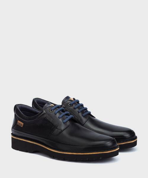 Lace-up shoes | YESTE M5S-4003 | BLACK | Pikolinos