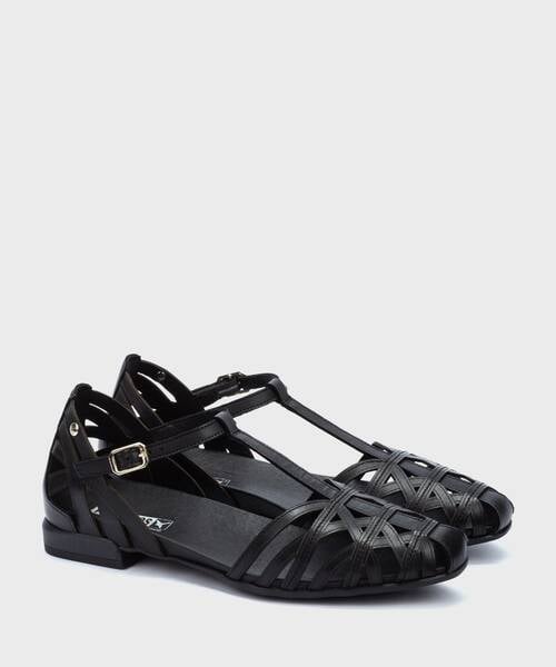 Sandals and Clogs | BENISSA W6Q-4527 | BLACK | Pikolinos