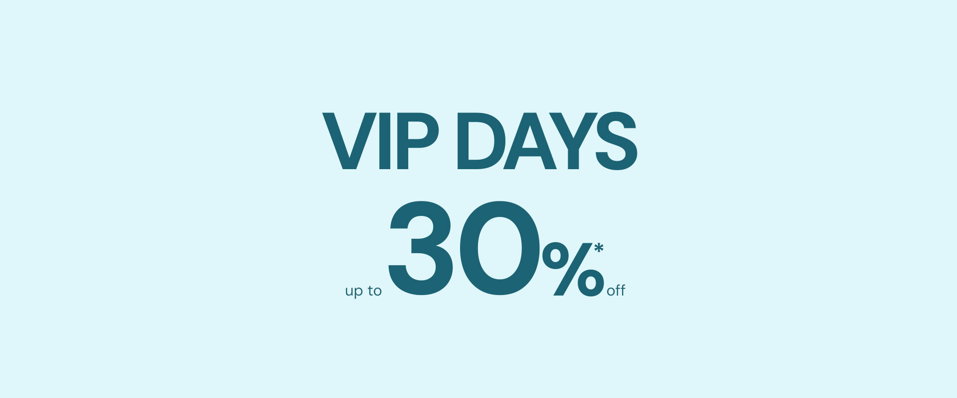 Sales up to 30% off
