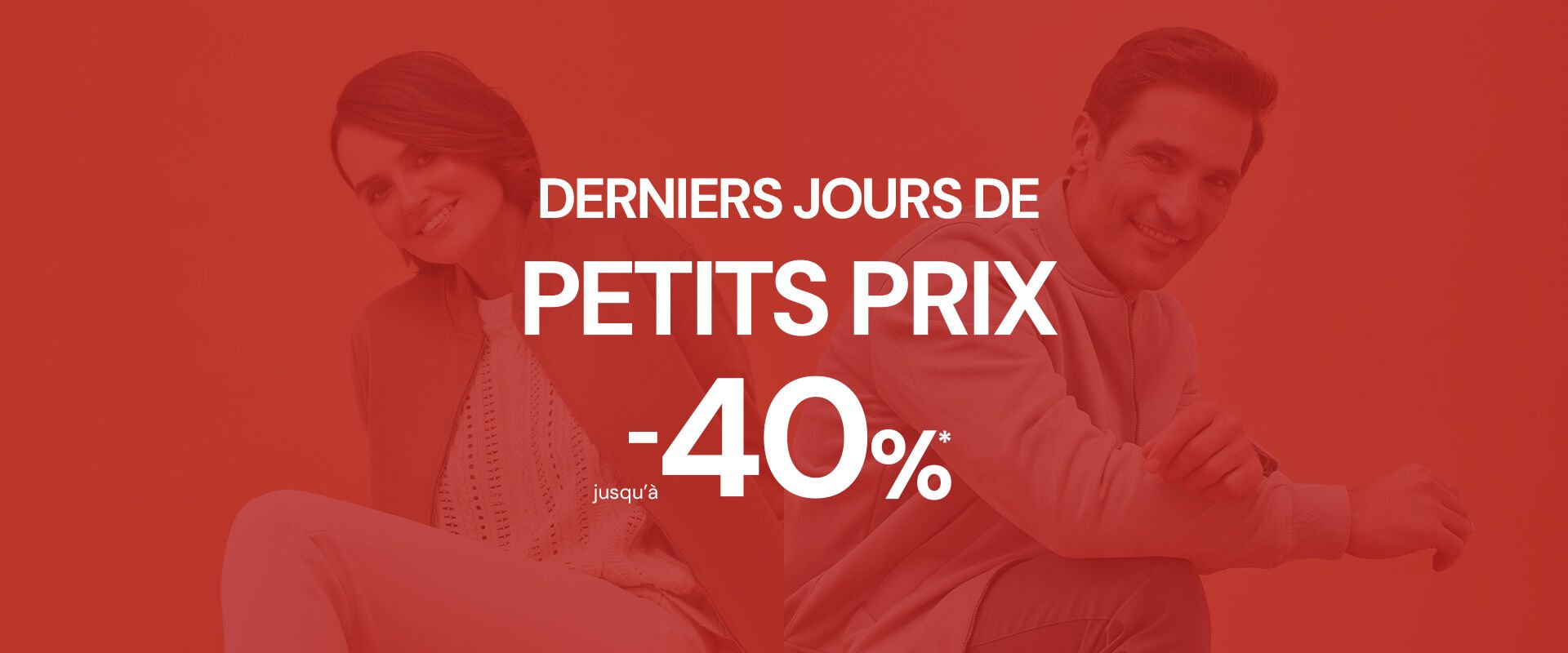 Sales up to 40% off