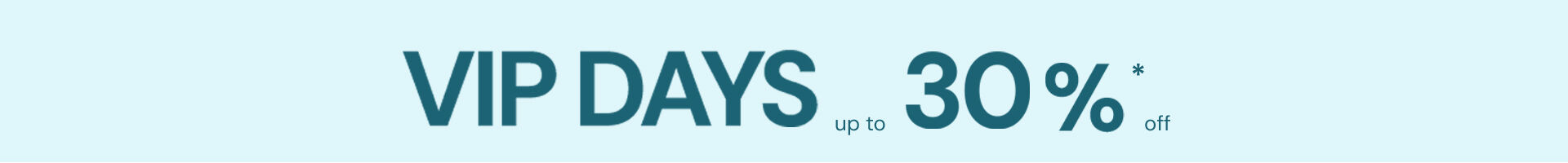 Sales up to 30% off
