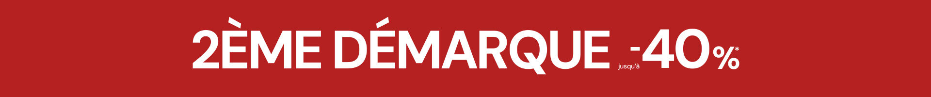 Sales up to 40% off
