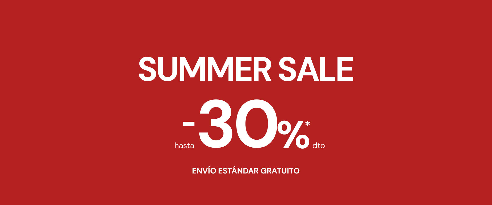 Rebajas hasta el 30% dto