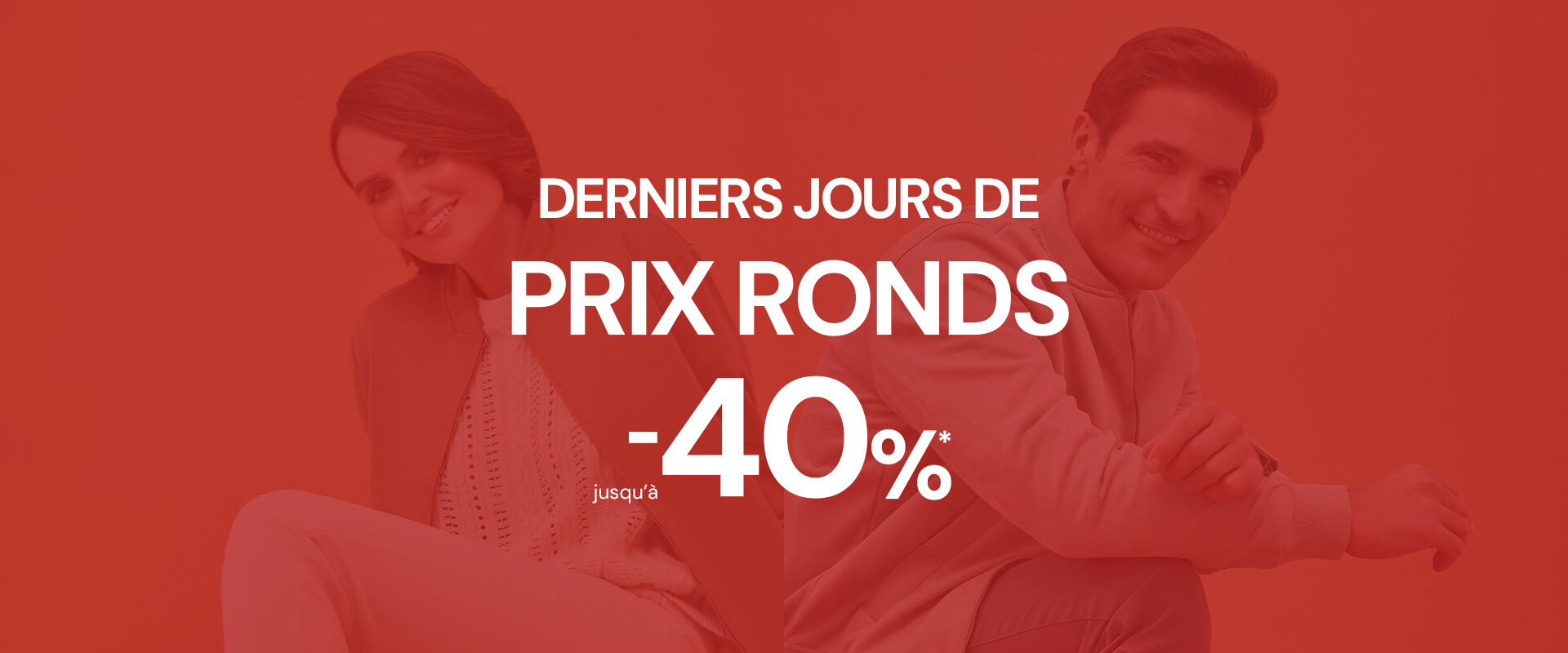 Sales up to 40% off