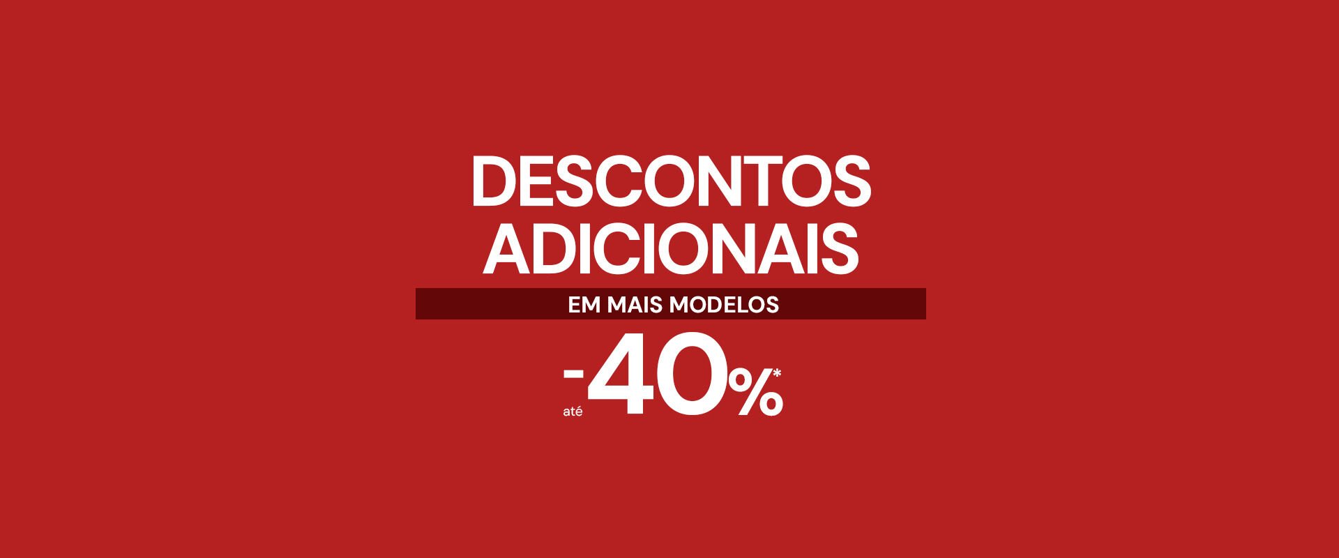 Sales up to 40% off