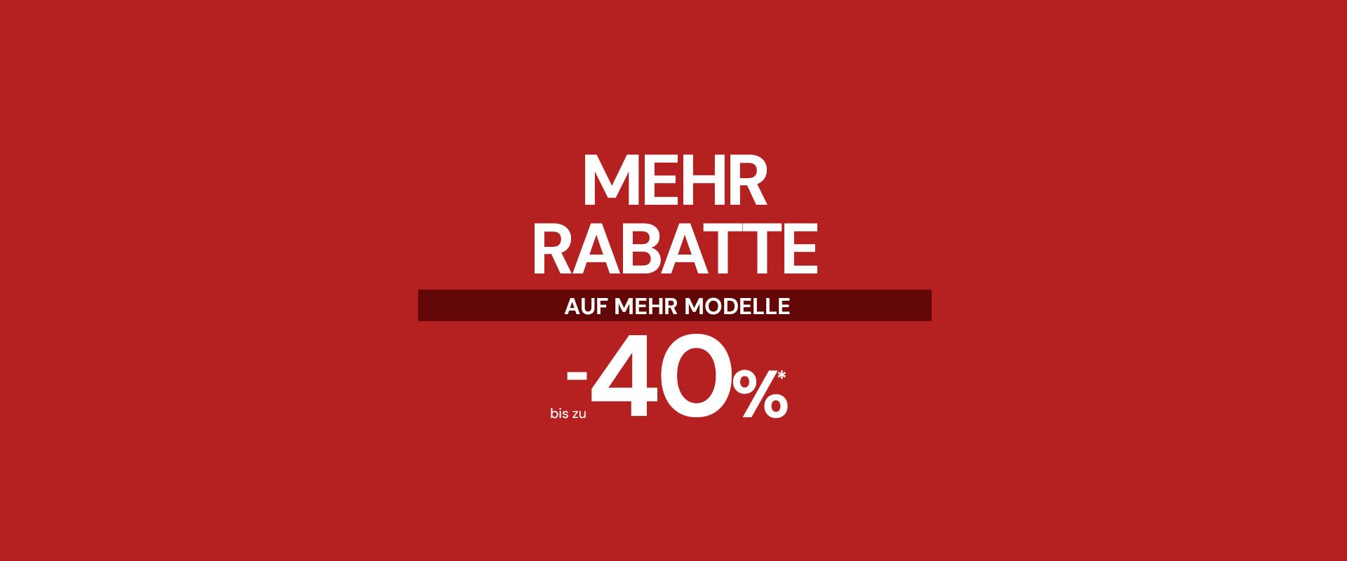 Sales up to 40% off