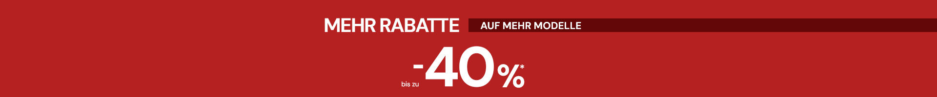 Sales up to 40% off