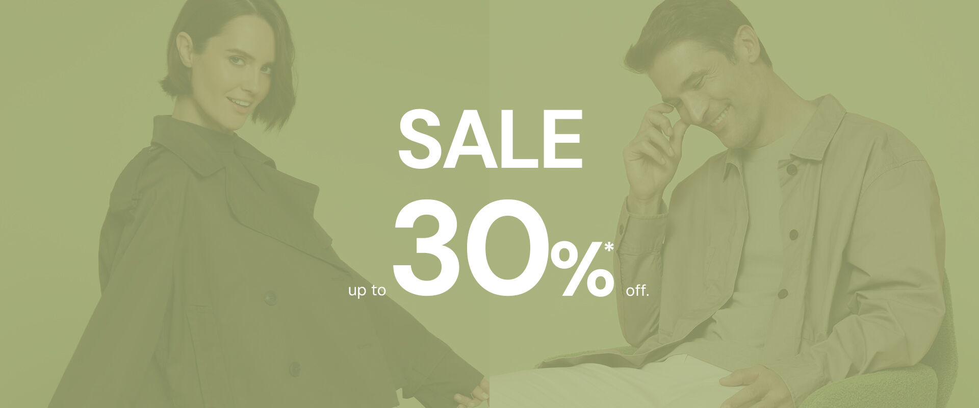 Sales up to 30% off