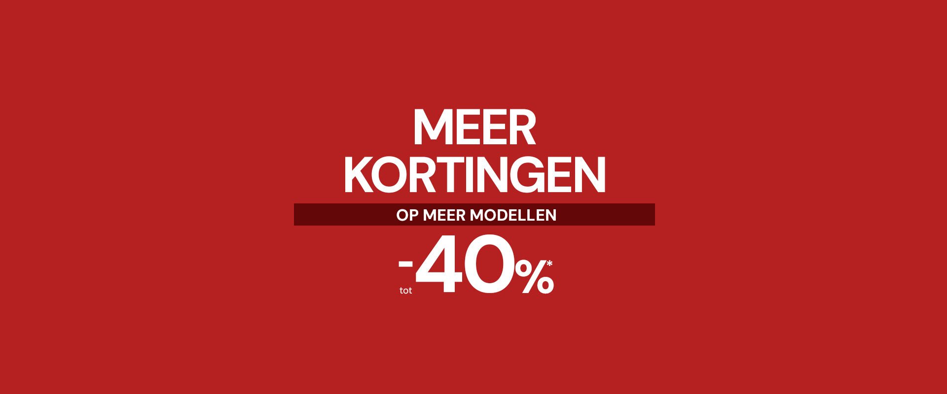 Sales up to 40% off