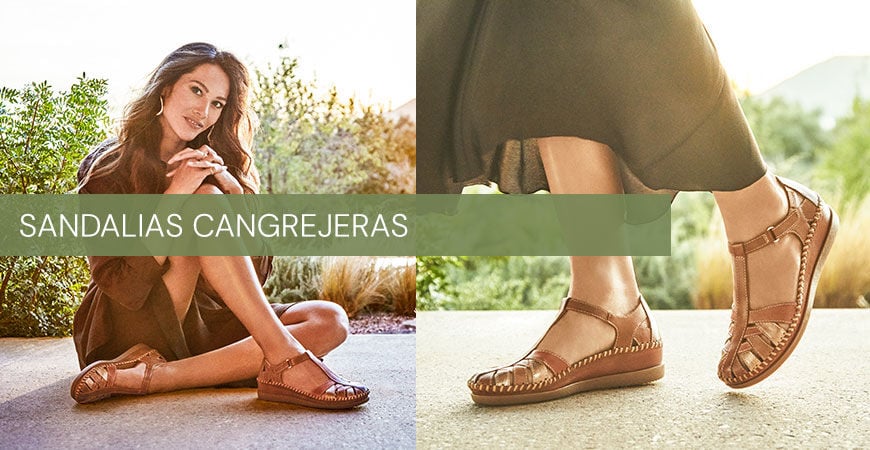 Colección sandalia cangrejeras mujer