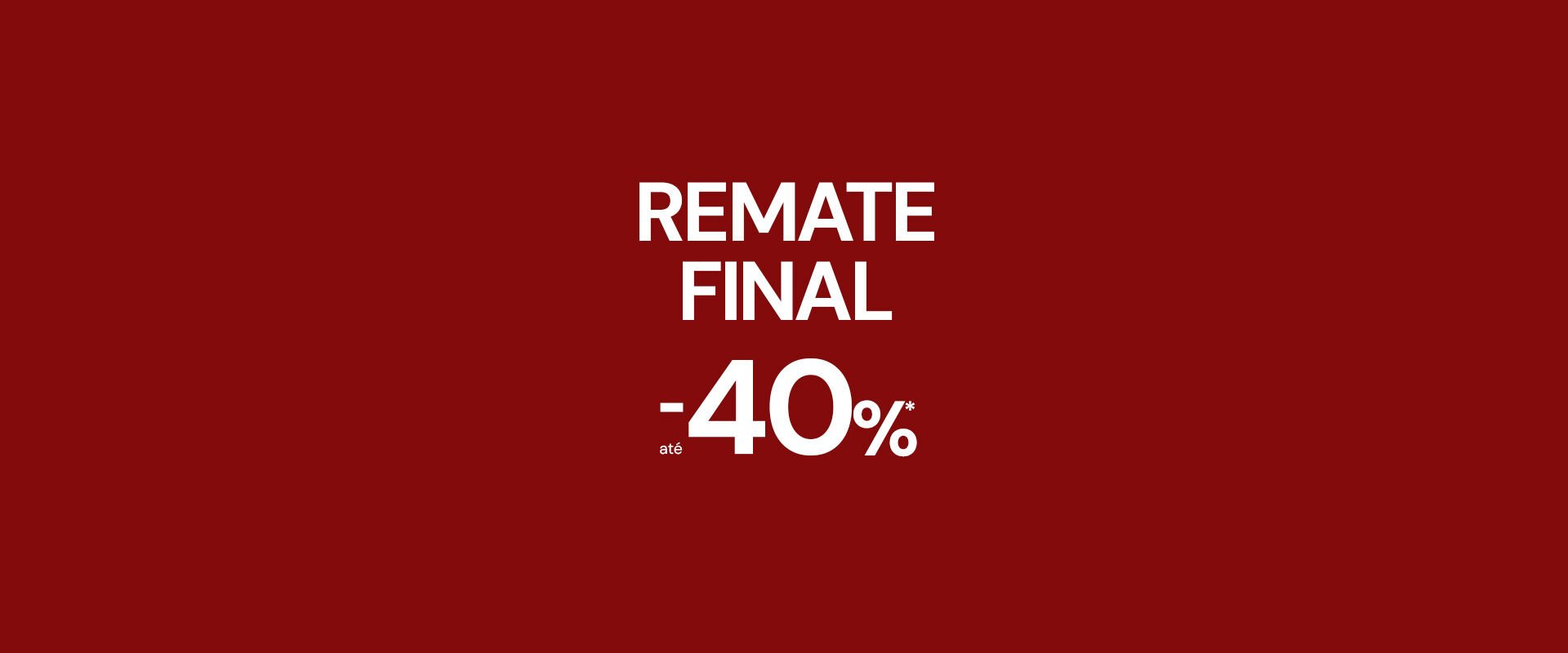 Sales up to 40% off