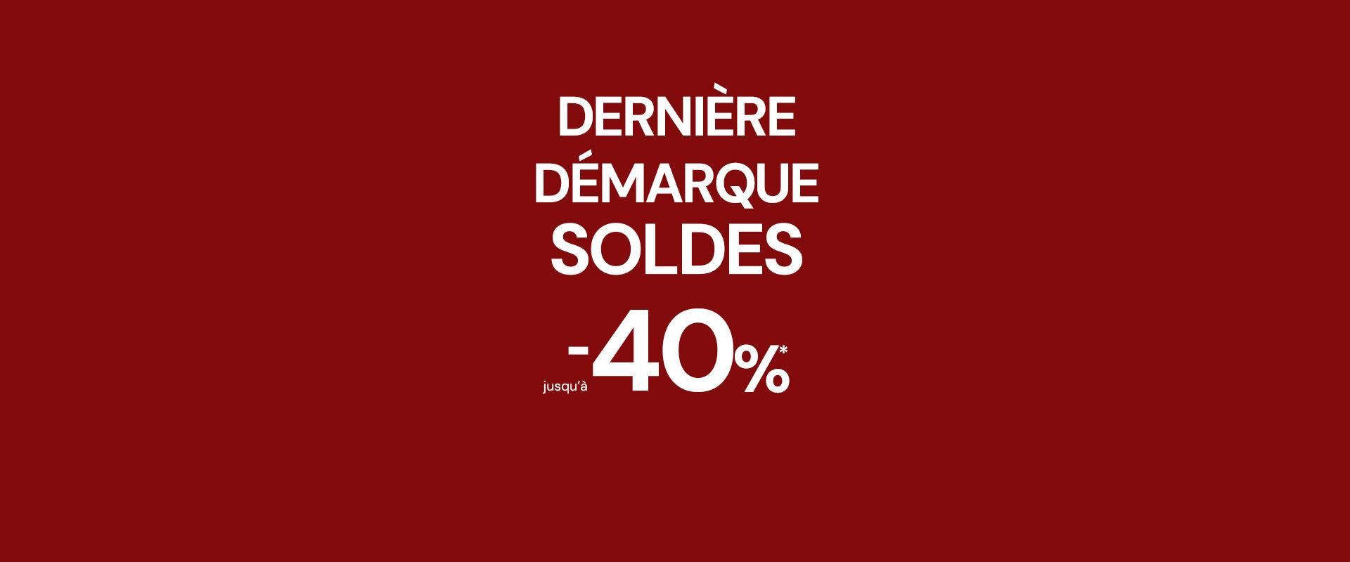 Sales up to 40% off