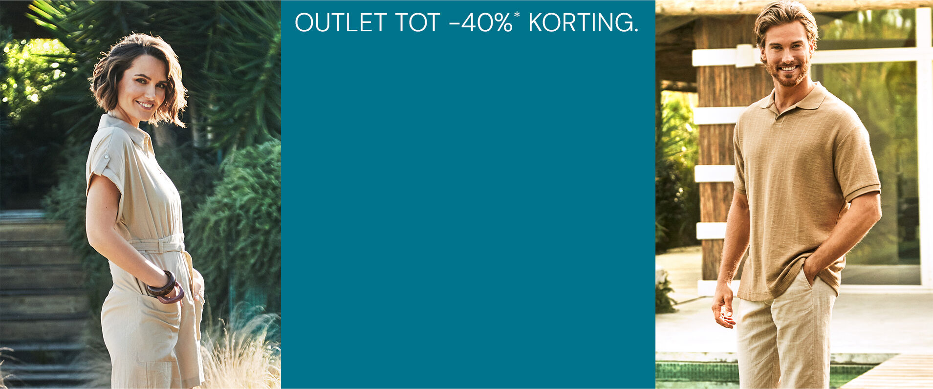Outlet tot -40%* korting.