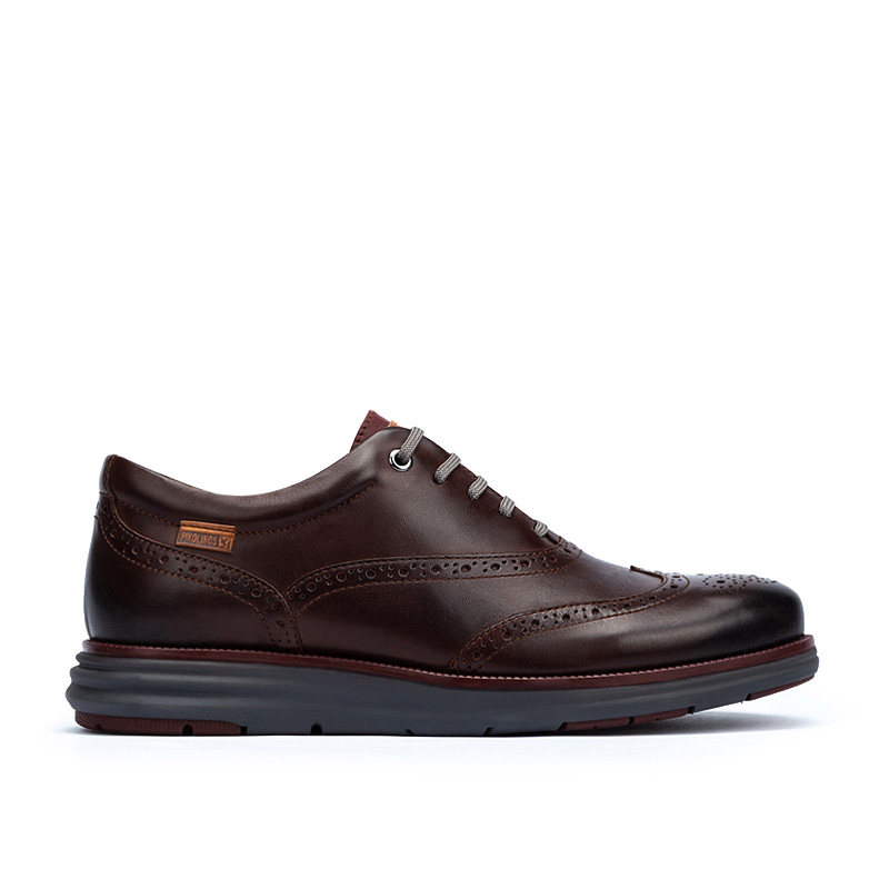 PIKOLINOS Blucher de piel ARENAS M3P Cordones | 39 | MARRON OSCURO