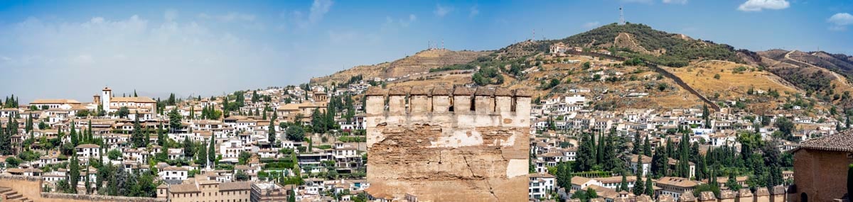 Fotografía de las vistas del mirador de San Nicolás