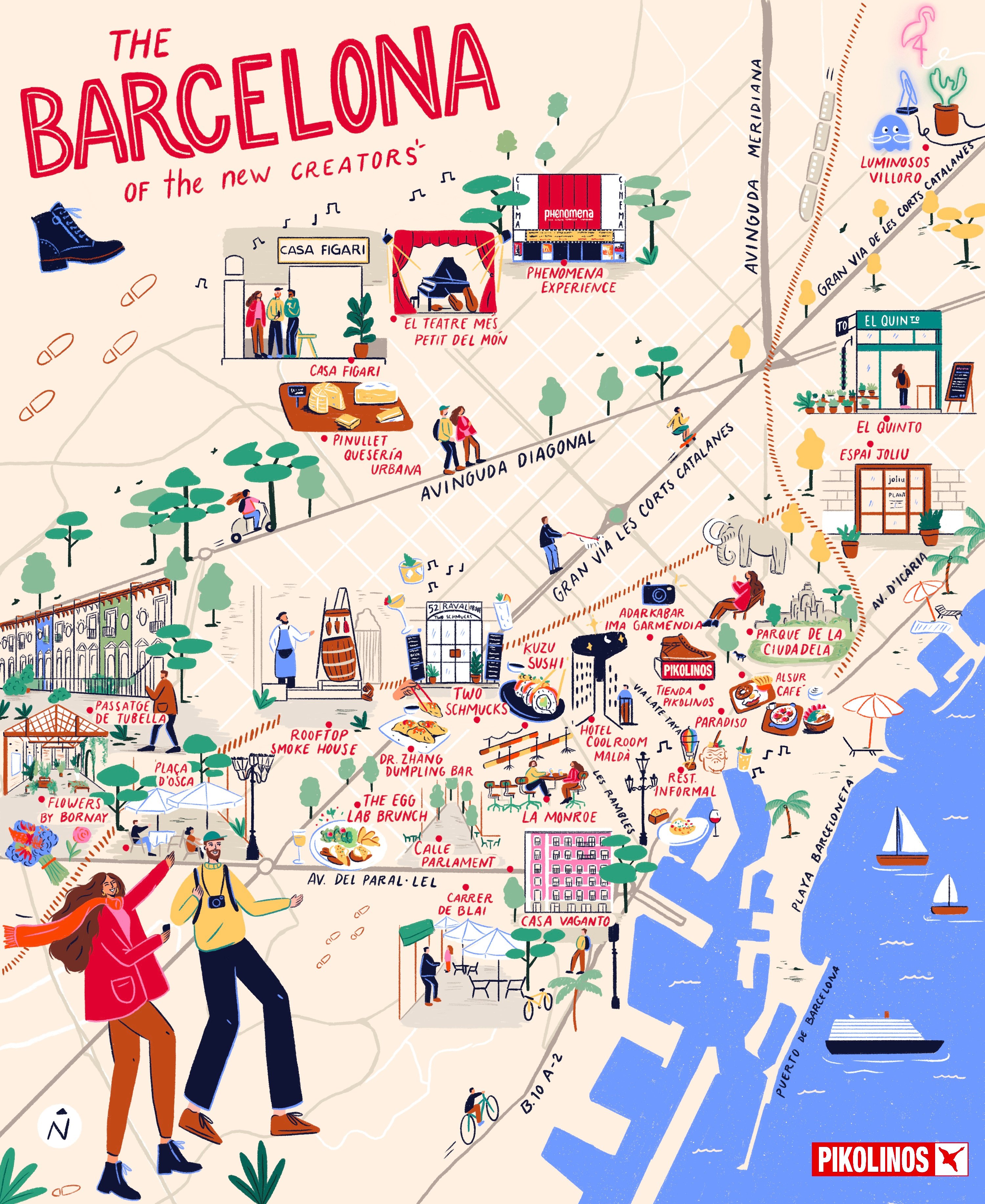 Mapa de barcelona