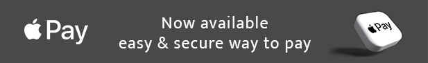 Now available Apple Pay, easy & secure way to pay