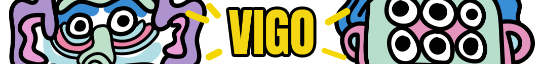 Illustrated header with the word VIGO, the name of the star model of the collection