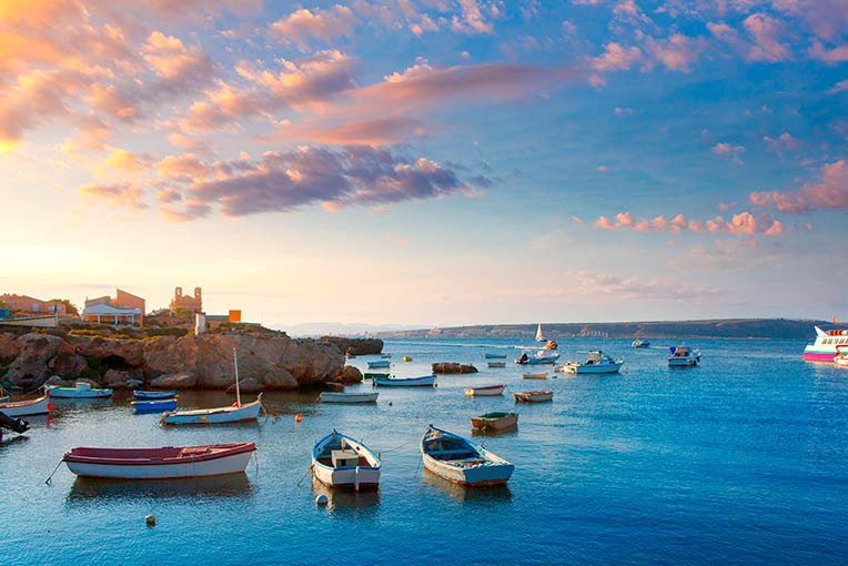 Photograph of the island of Tabarca