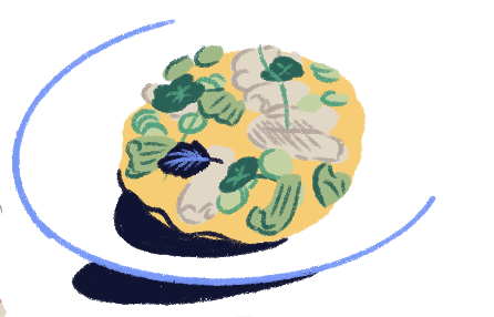 food plate illustration