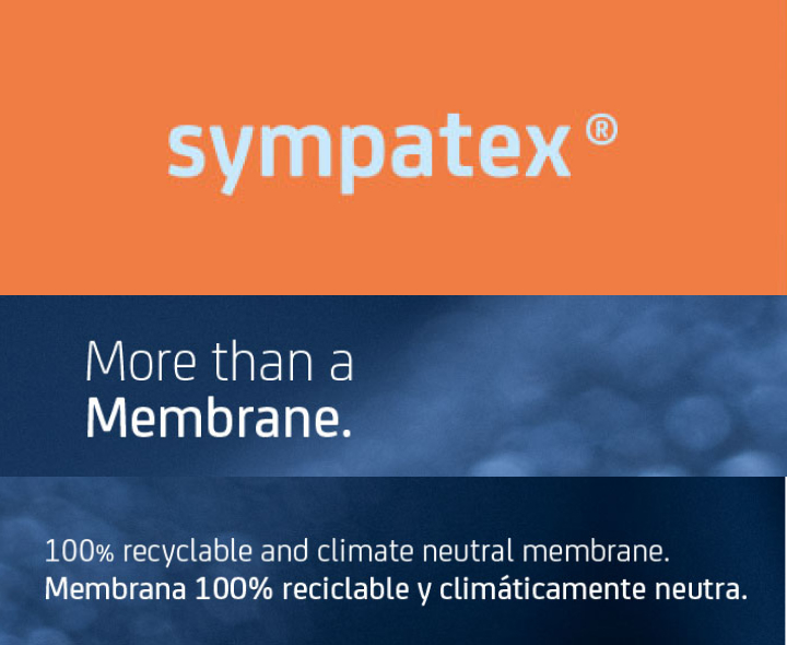 Imagen de Sympatex, una membrana que impide la entrada de humedad en la piel.