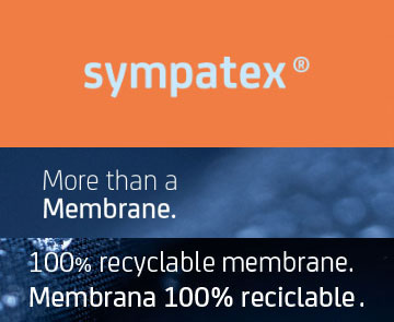 Imagen de Sympatex, una membrana que impide la entrada de humedad en la piel.