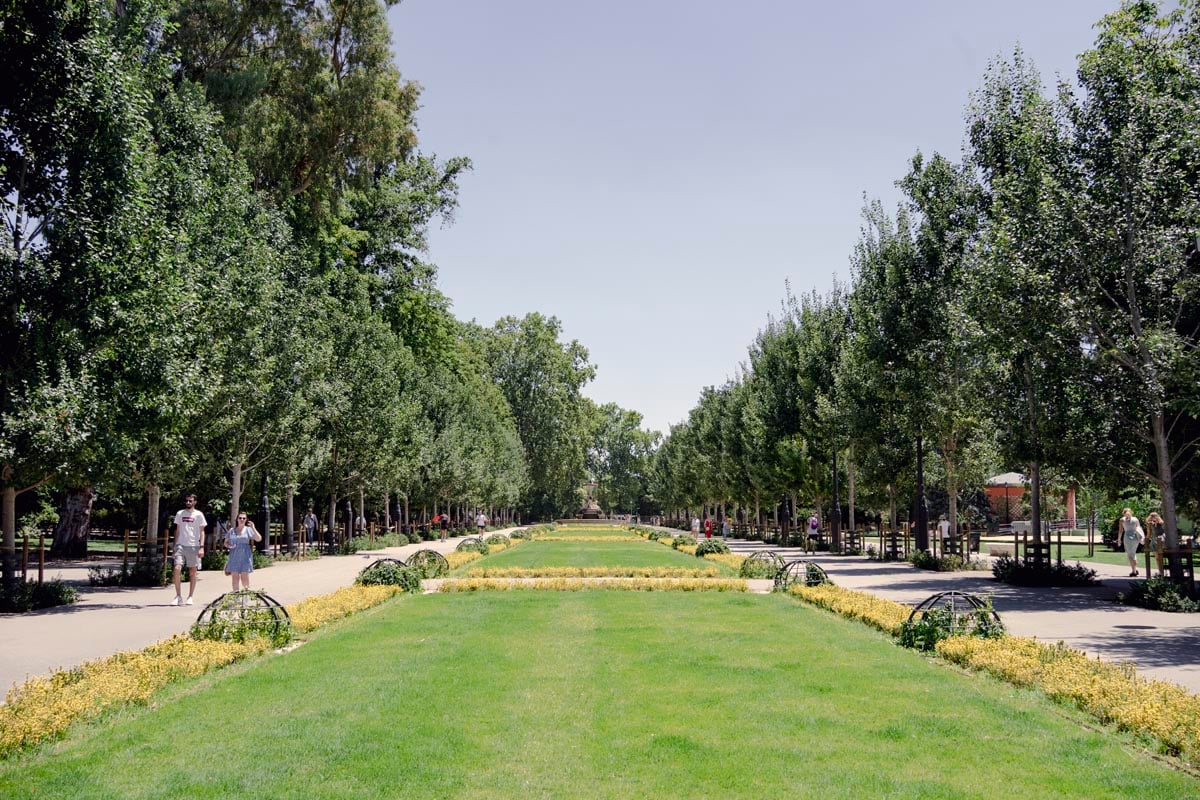 Image du parc du Retiro.