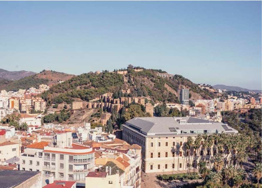 Bild des Berges Gibralfaro