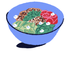 Illustration of a food dish