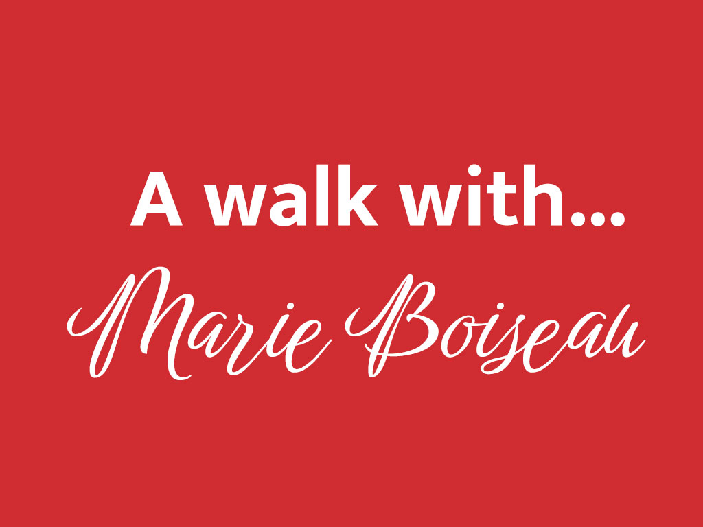 A walk with... Marie Boiseau