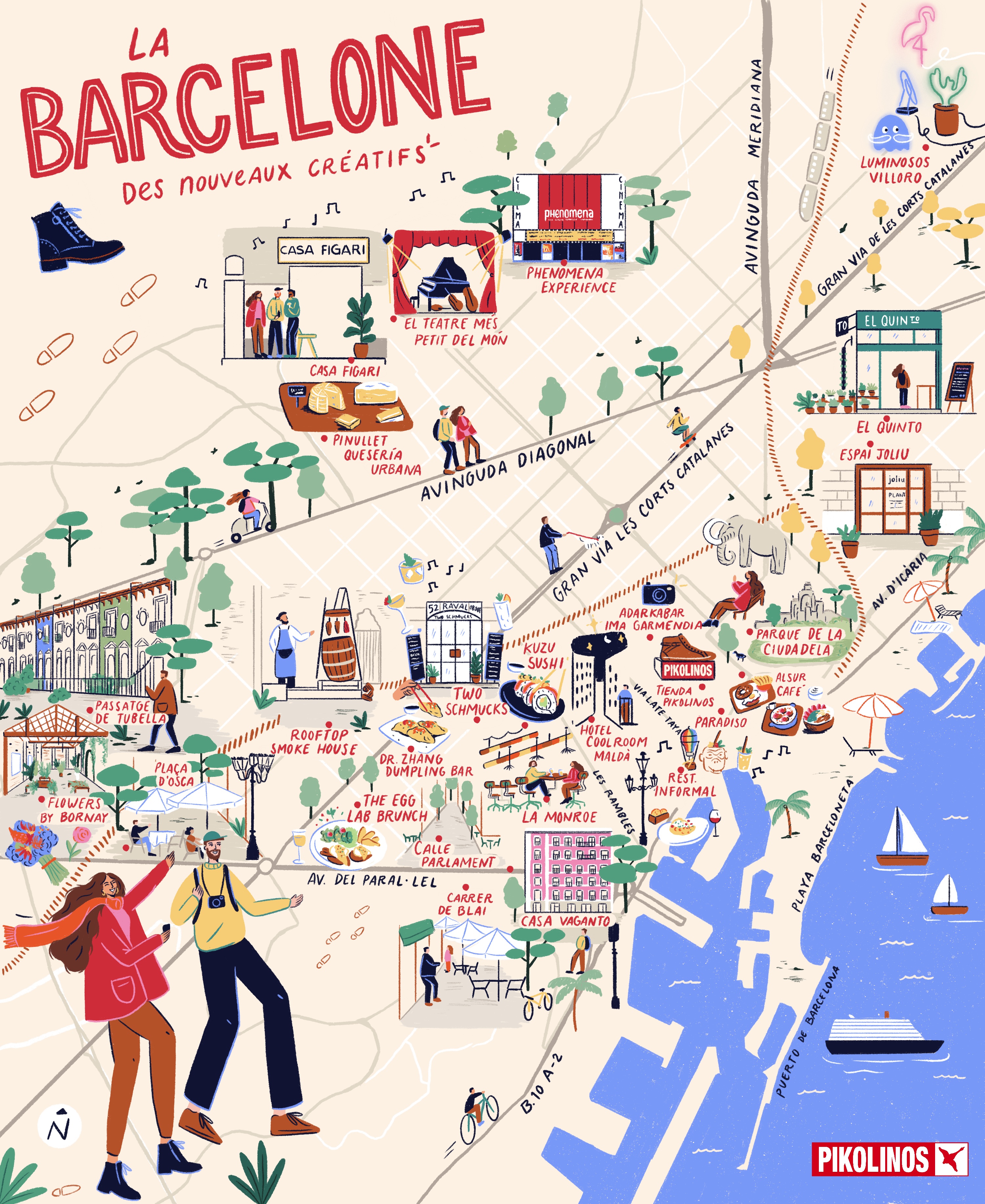 Mapa de barcelona