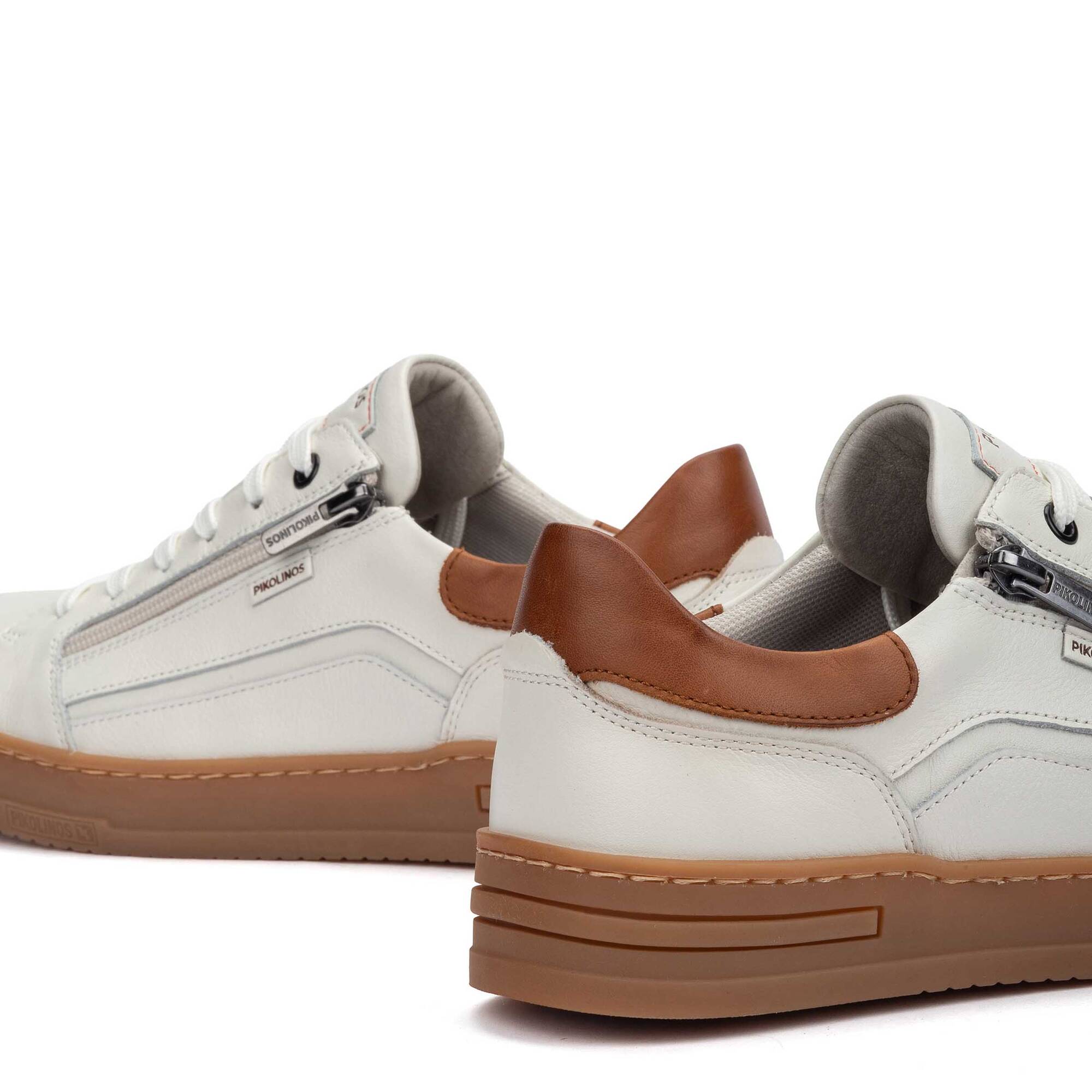 Sneakers | XATIVA M1K-6422C1, OFF WHI-BR, large image number 60-M1K-6422C1_964_Pikolinos_XATIVA_OFF_WHI-BR_full.jpg | null