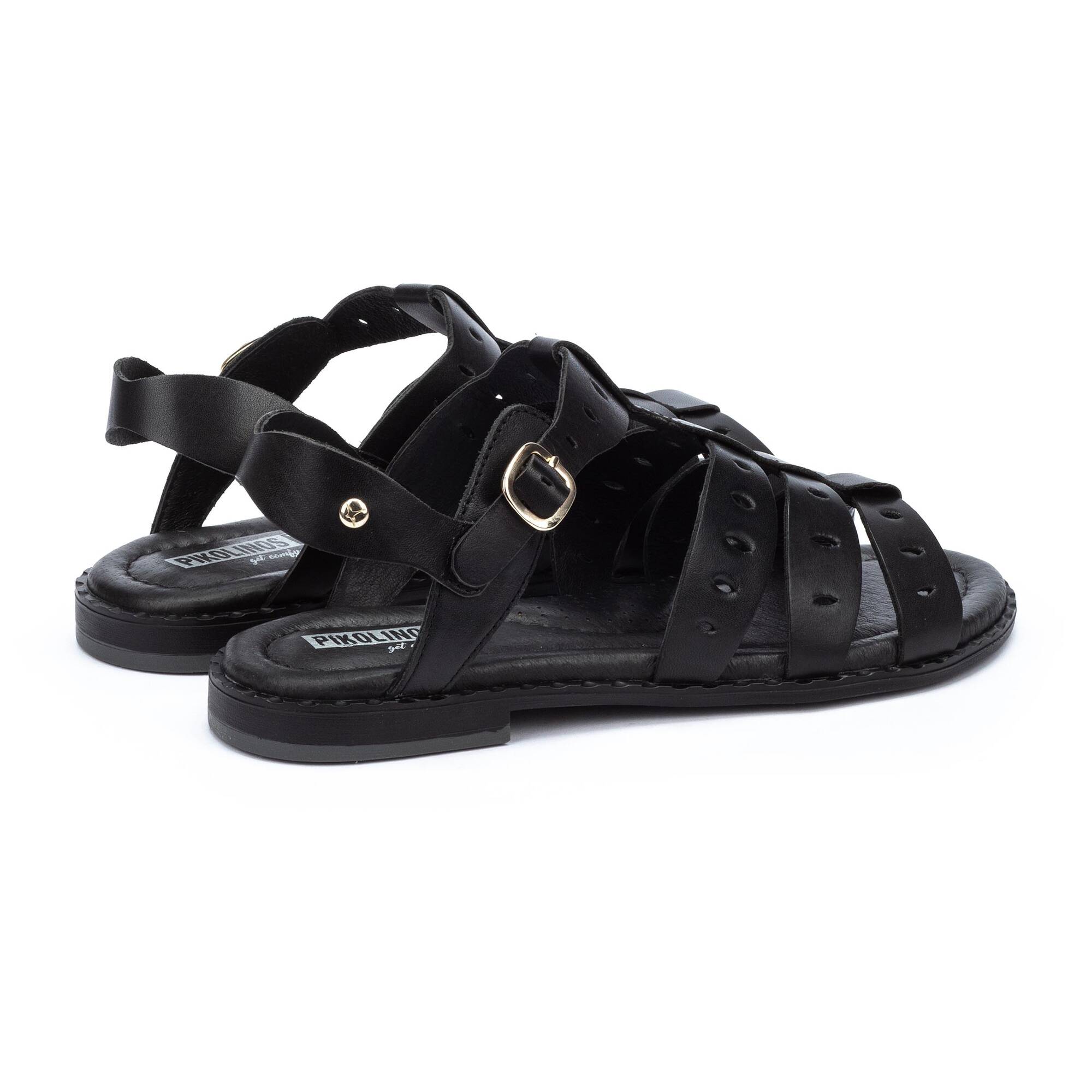 Sandalias Planas | ALGAR W0X-0747, BLACK, large image number 30 | null