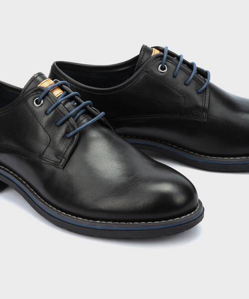 Sapatos clássicos | YORK M2M-4178 | BLACK | Pikolinos