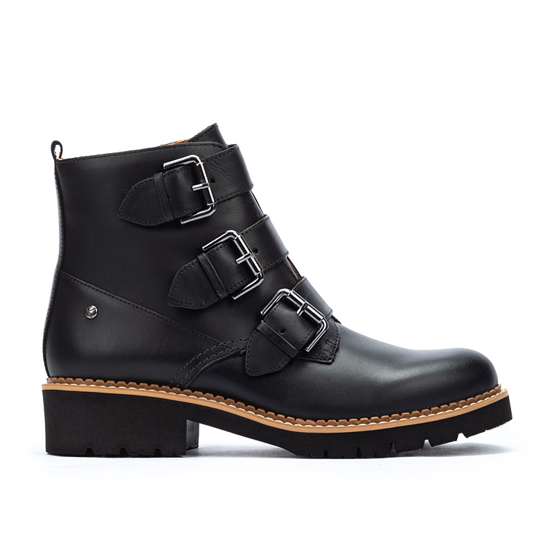 Pikolinos Botines planos de piel VICAR W0V