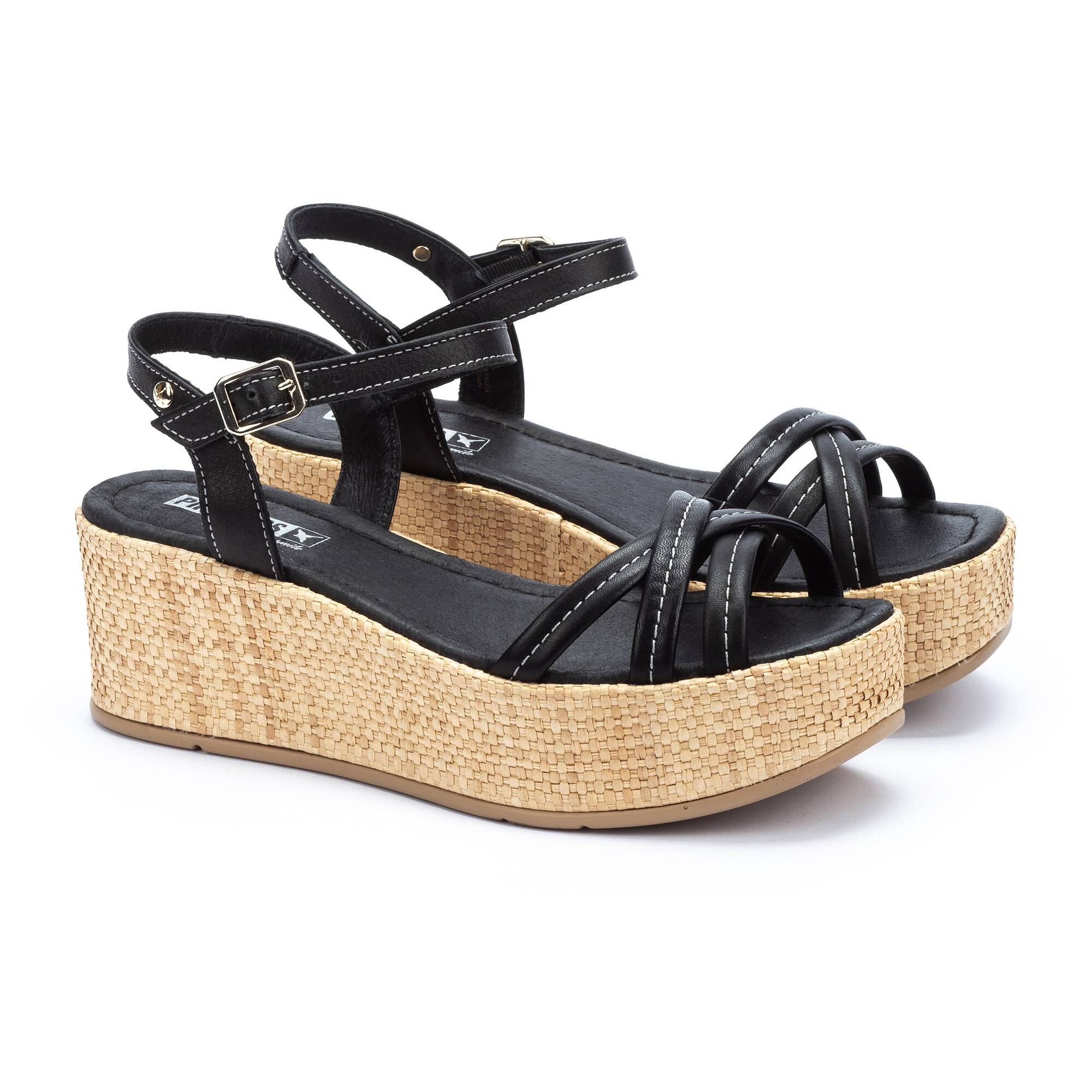 Zapato de mujer en piel rebajados CARESI W5X 1999 OUTLET PIKOLINOS