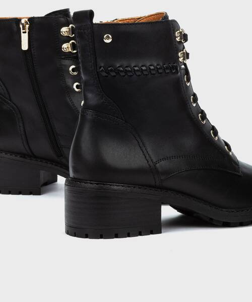 Botines con Tacón | MEDINA W0D-8672 | BLACK | Pikolinos