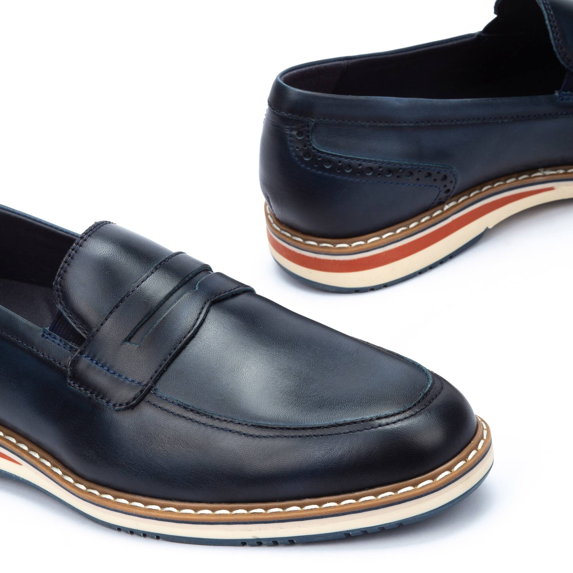 Slip on and Loafers | AVILA M1T-3205, BLUE, large image number 60 | null
