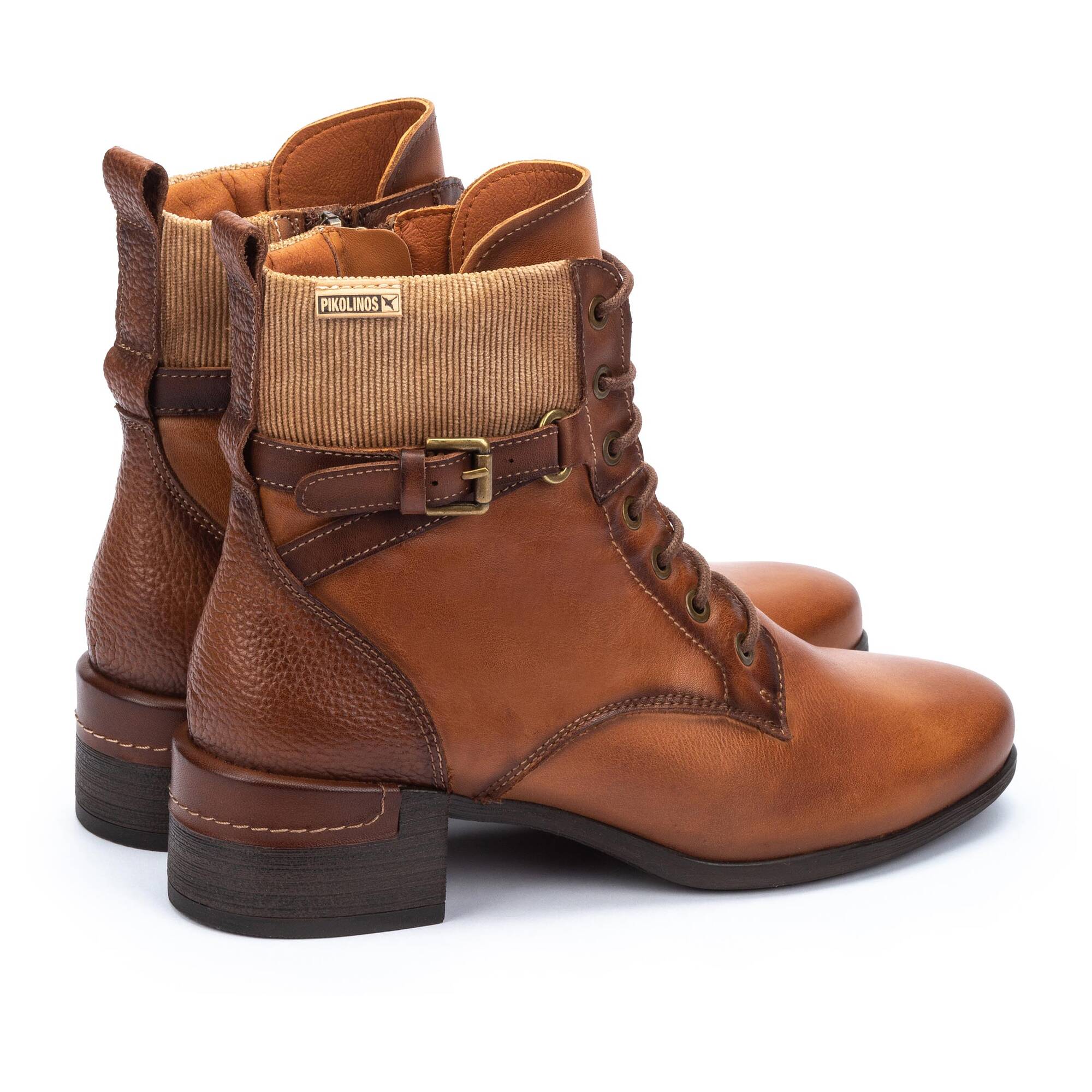 Pikolinos Malaga W6W 8953C1 Boots in Brandy Leather