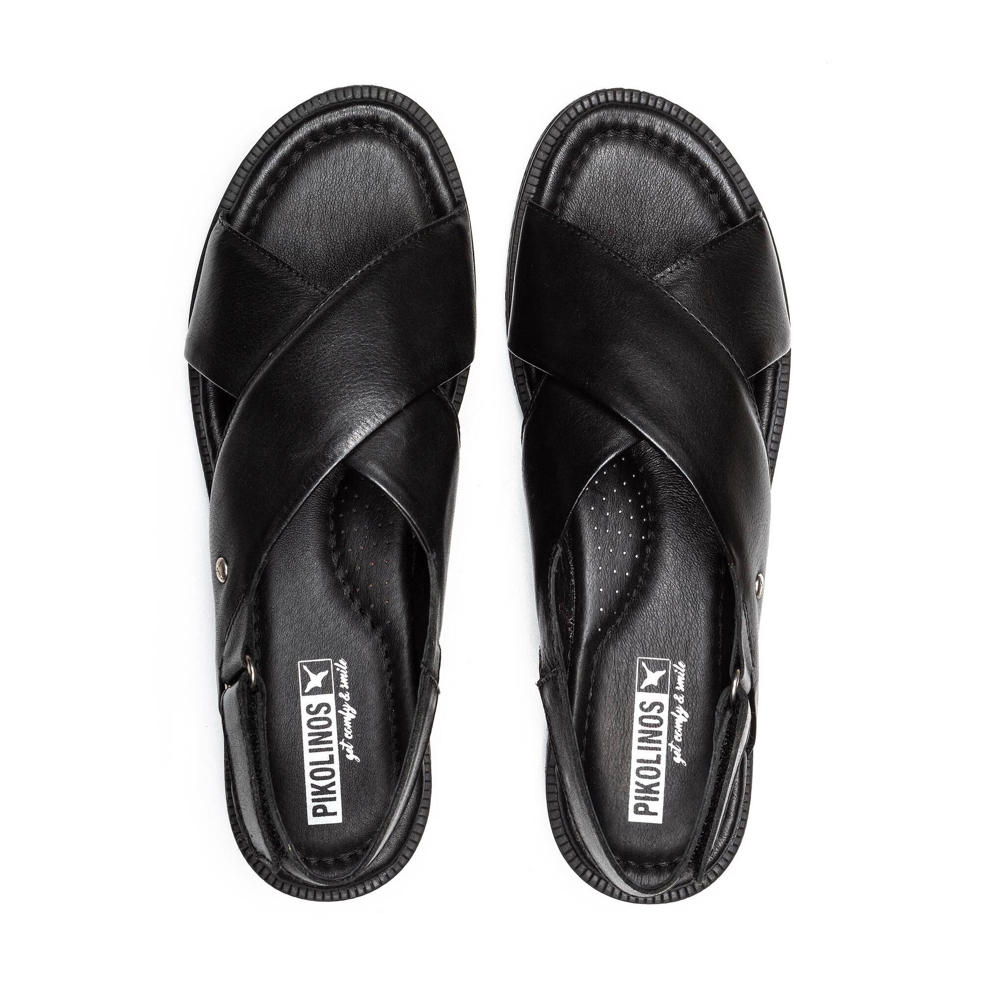 Sandalias planas | MORAIRA W4E-0724, BLACK, large image number 100-W4E-0724_000_Pikolinos_MORAIRA_BLACK_full.jpg | null