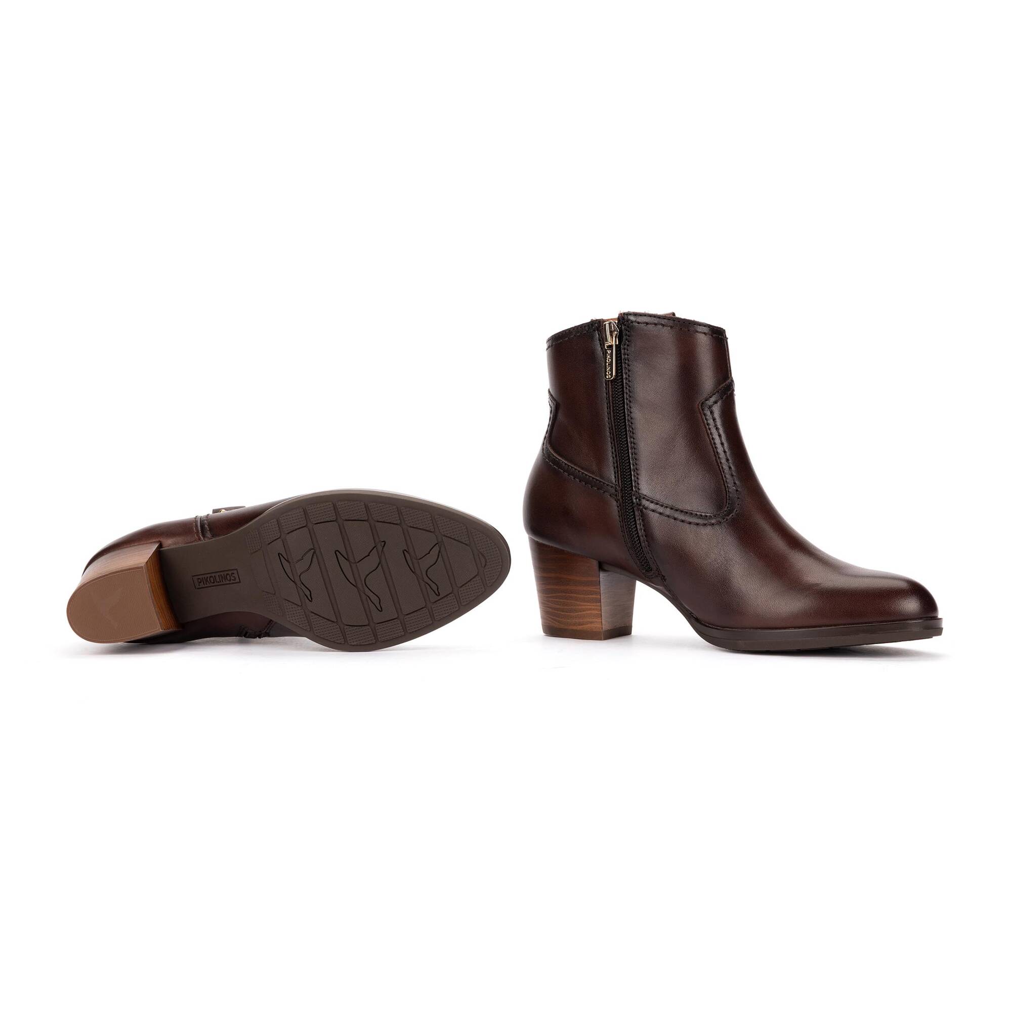 Heeled ankle boots | ZAMORA W0E-8731, CAOBA, large image number 70-W0E-8731_130_Pikolinos_ZAMORA_CAOBA_full.jpg | null