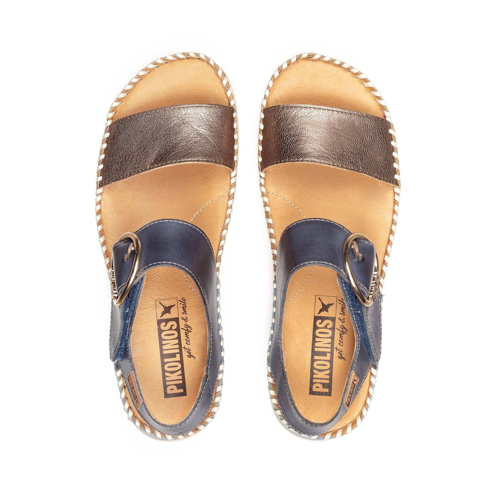 Wedges and platforms | MARINA W1C-0709CLC1, STONE, large image number 100-W1C-0709CLC1_090_Pikolinos_MARINA_STONE_full.jpg | null