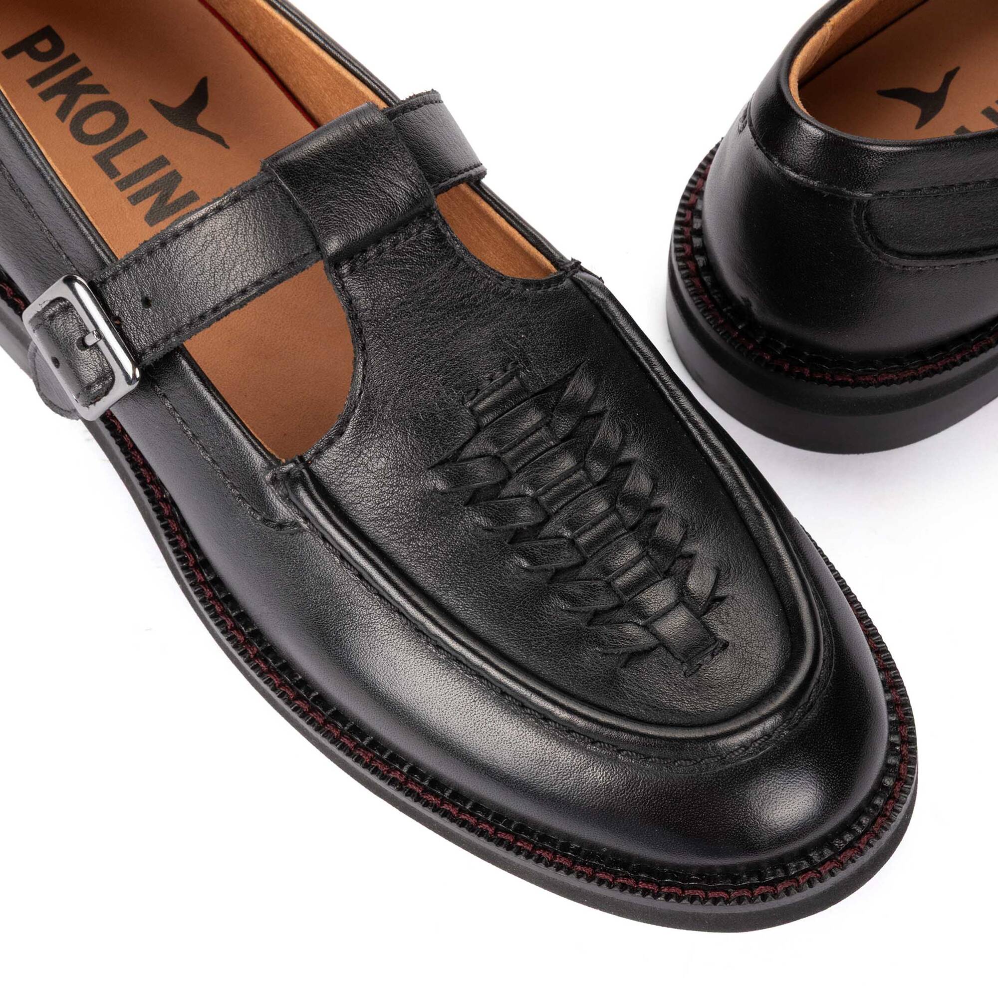 Mocassins | DEVA W2L-4549, BLACK, large image number 60-W2L-4549_000_Pikolinos_DEVA_BLACK_full.jpg | null