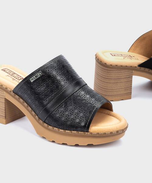 Sandalias tacón | CANARIAS W8W-1525 | BLACK | Pikolinos
