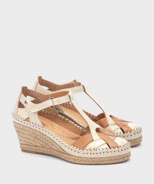 Espadrilles dames sleehak Pikolinos