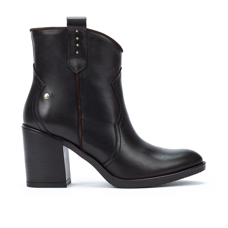 Pikolinos Botines de tacón de piel RIOJA W7Y