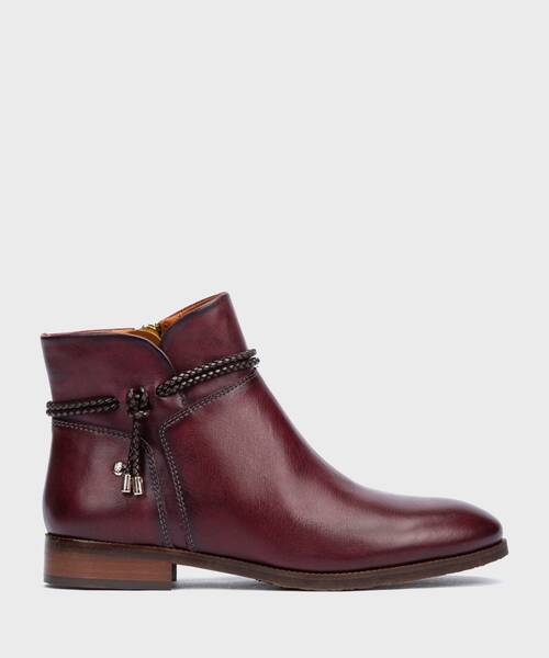Botines Planos | ROYAL NAW4D-8908 | GARNET | Pikolinos