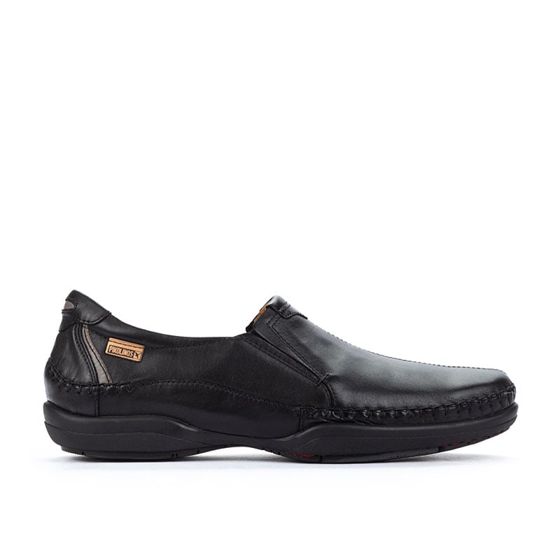 Pikolinos SAN TELMO M1D Men leather Loafers BLACK 6-6.5