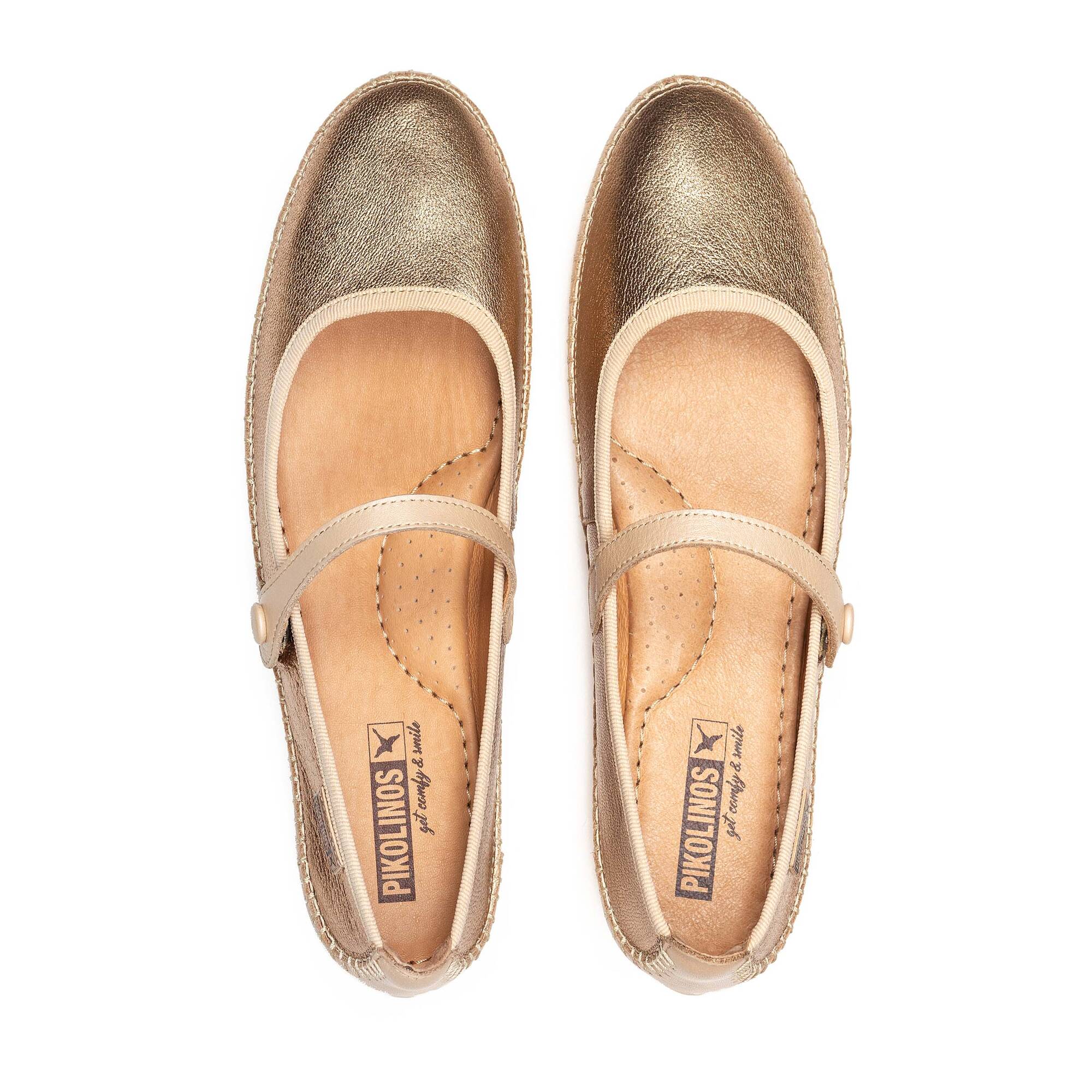 Ballet flats | AGUILAS W6T-2591CLC1, CHAMPAGNE, large image number 100-W6T-2591CLC1_798_Pikolinos_AGUILAS_CHAMPAGNE_full.jpg | null