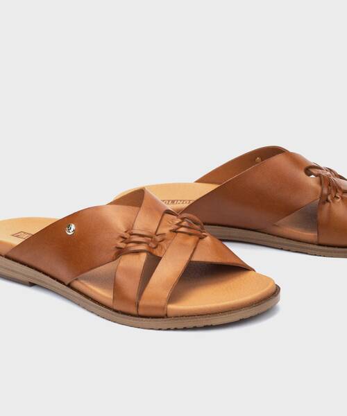 Sandalias planas | FORMENTERA PKW8Q-0938 | BRANDY | Pikolinos
